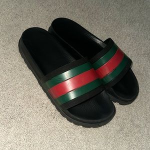 Gucci slides high